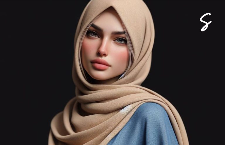 Baju Biru Cocok dengan Jilbab Warna Apa