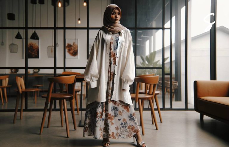 Inspirasi OOTD Kemeja Oversize Hijab yang Chic