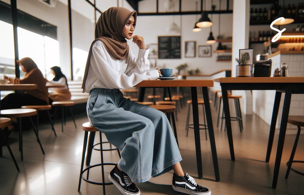 8 Ide OOTD Kemeja Putih dan Jeans Hijab, Simpel Tapi Stylish! 17 OOTD Kemeja Putih dan Jeans Hijab