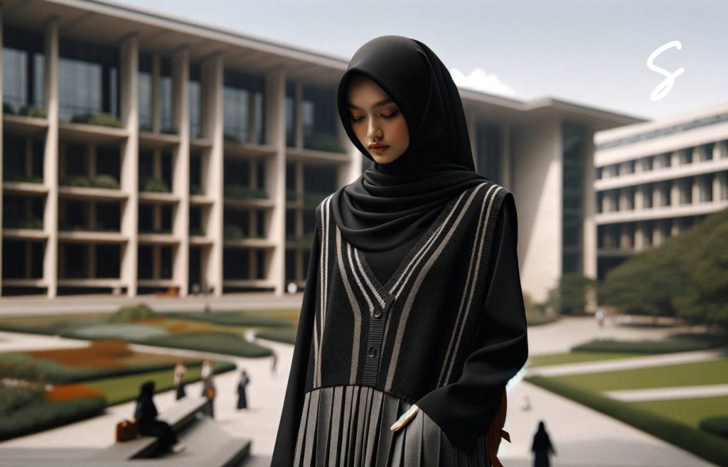 7 Outfit Datang ke Acara Wisuda Teman untuk Hijabers 3 Ide Outfit Datang ke Acara Wisuda Teman