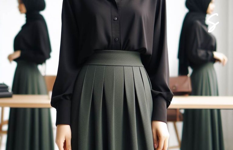 Ide Outfit Kantor Wanita Hijab