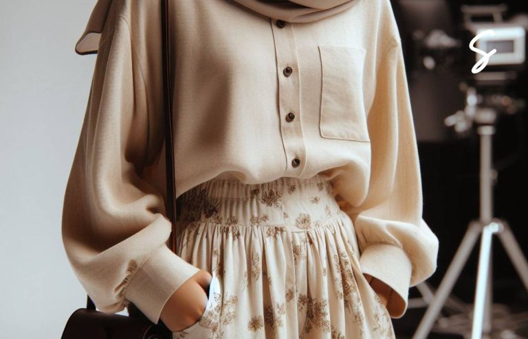 Inspirasi Outfit Vintage Hijab