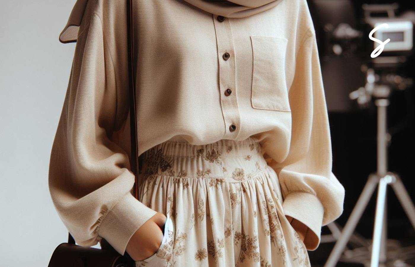 Ide-ide Mix and Match Outfit Vintage Hijab