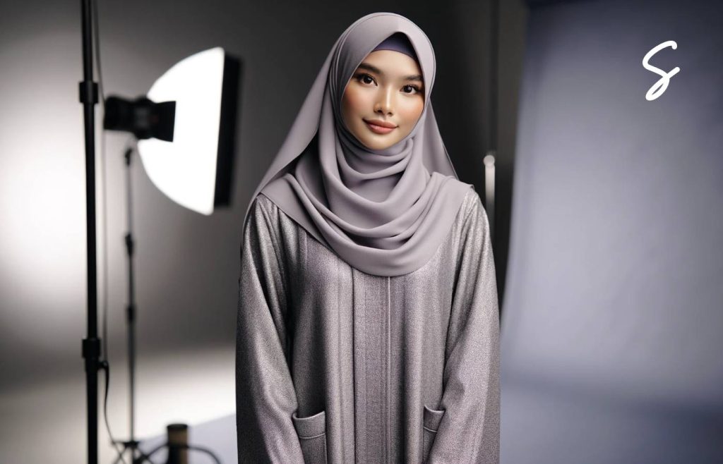 7 Pilihan Warna Jilbab yang Cocok untuk Gamis Silver 1 Inspirasi Warna Jilbab yang Cocok untuk Gamis Silver