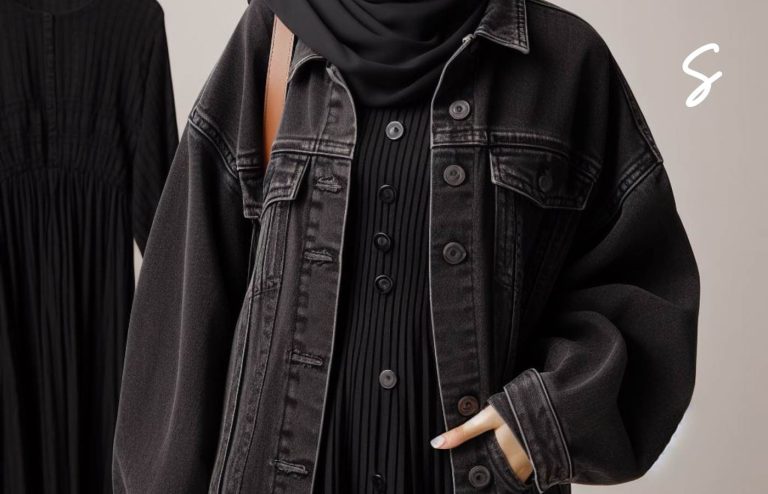 Inspirasi Outfit Hijab Nuansa Hitam