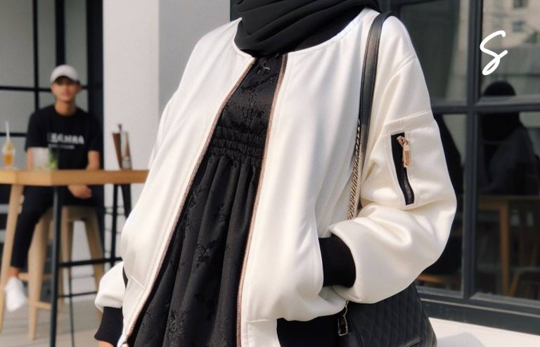 Inspirasi Outfit Monokrom Hijab