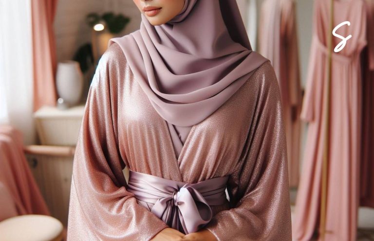 Inspirasi Warna Jilbab yang Cocok dengan Baju Warna Rose Gold