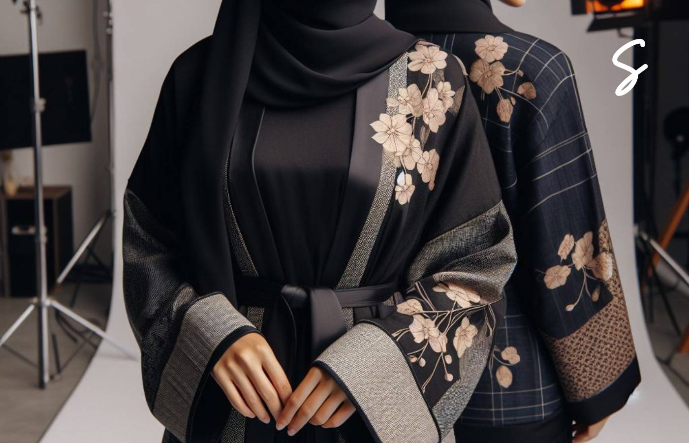 Inspirasi OOTD Gamis Hitam dengan Hijab yang Stylish Selalu