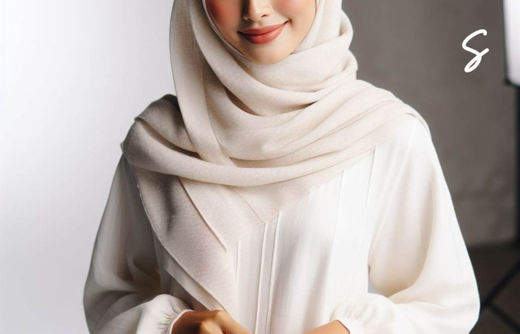 Tips Pakai Hijab Putih Agar Tak Terlihat Kusam dan Kusut 2 Tips Pakai Hijab Putih Agar Tak Terlihat Kusam