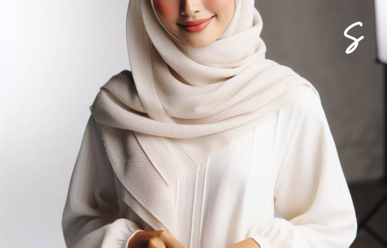 Tips Pakai Hijab Putih Agar Tak Terlihat Kusam