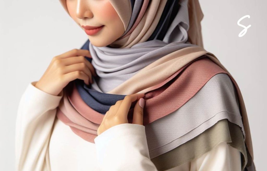 Tutorial Hijab Segiempat Menutup Dada yang Syar’i dan Anti Gagal 8 Tutorial Hijab Segiempat Menutup Dada yang Syar’i dan Anti Gagal
